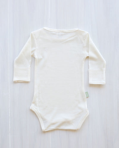 cream merino bodysuit