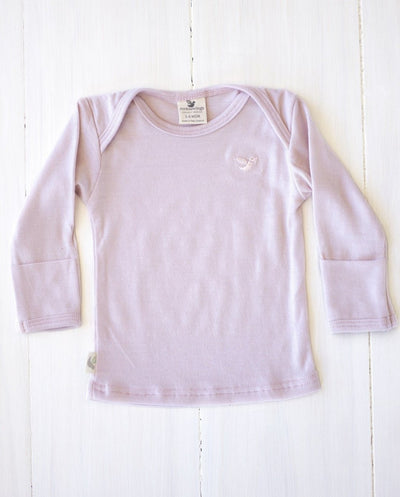 pink woolen baby top