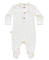 cream organic merino baby pyjamas