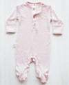 pink new zealand merino jumpsuit