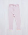 pink organic merino leggings