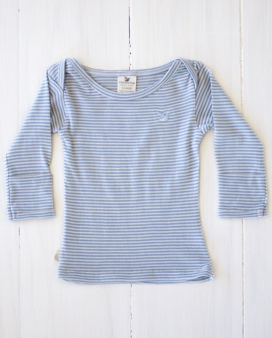 organic merino baby top long-sleeved