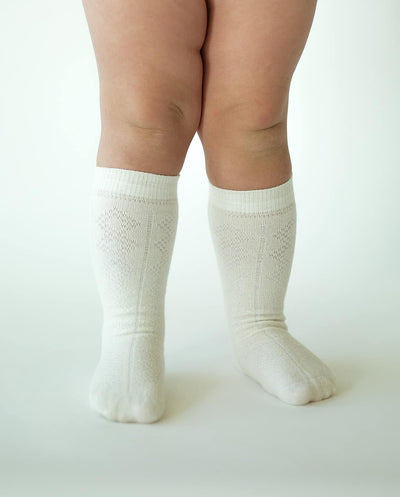 white merino wool socks for kids